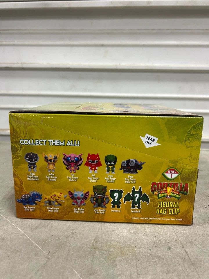 Godzilla Vs Power Rangers 3D Figura Bolsa Clip Serie 1 Estuche 24 Nuevo Sin Abrir Foto 4 de 4