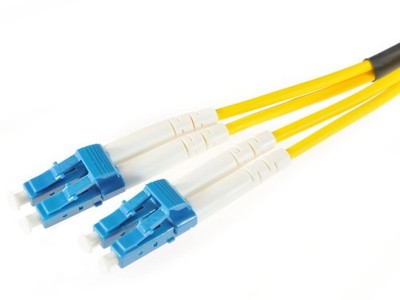 5902560369274 PATCHCORD ŚWIATŁOWODOWY SM 2M DUPLEX 9/125, LC/UPC-LC/UPC OPTIX