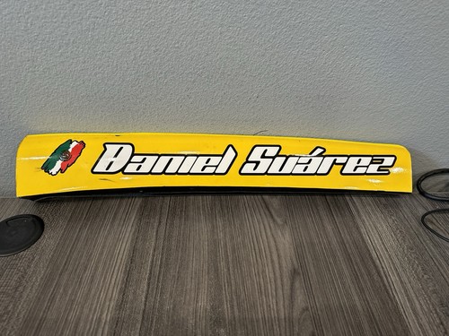 Daniel Suarez Race Used Nameplate Sheet Metal