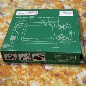 Wonderswan Wonder Swan  Bandai Console - Skeleton  Green In Box With Manual