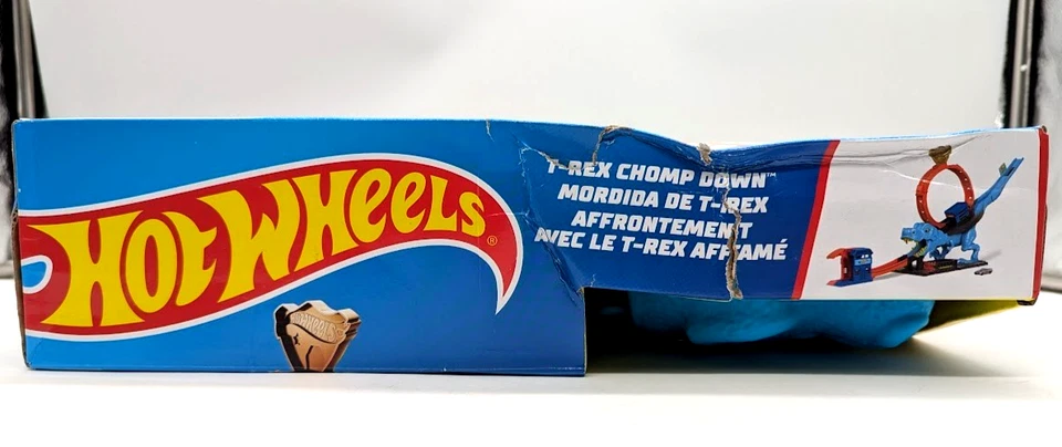 *DAMAGED BOX* Hot Wheels City T-Rex Chomp Down TVD - Image 2 of 4