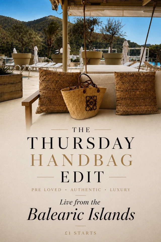 Chanel, Prada & Hermes | £1 starts | Thursday Handbag Edit with LDB