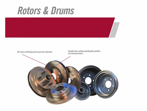31488E Rear Premium Black E-Coat Rotor Pair of 2 - Picture 5 of 6