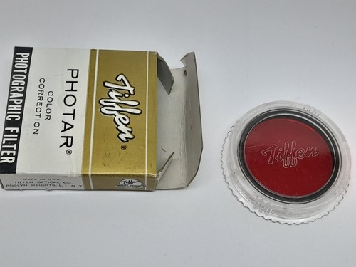 EARLY TIFFEN SERIES VI 6 RED 25A DROP IN VERY CLEAN FILTER LENS IN ITS BOX - Picture 4 of 9