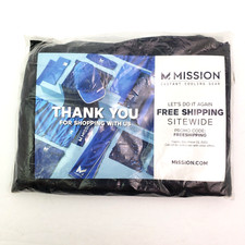 Mission Unisex One Size Black All Weather Multi Wear Cooling Neck Gaiter