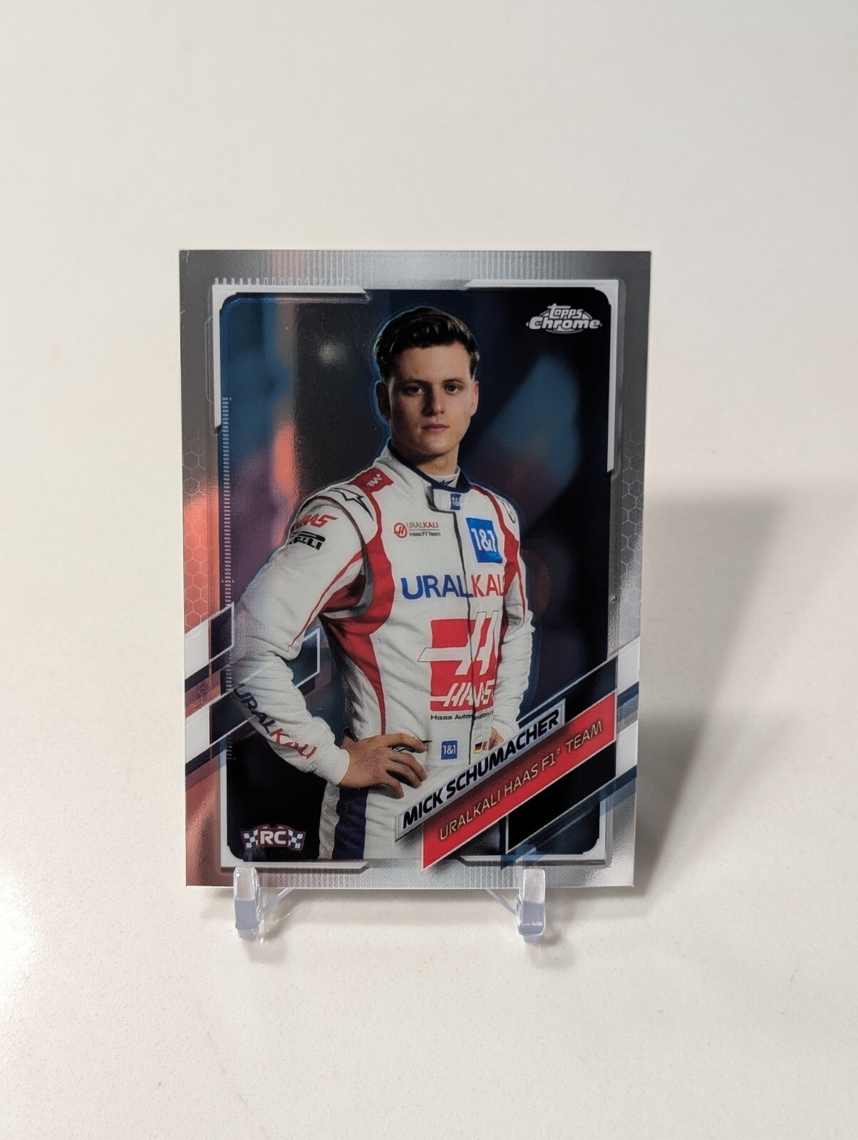 2021 Topps Chrome Formula 1 - F1 Racers #17 Mick Schumacher Rookie (RC) Haas
