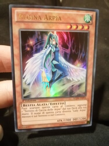Yugioh Queen Harpia Card LCJW-IT094 Ultra Rare 1st Edition ITA NM - Picture 1 of 2