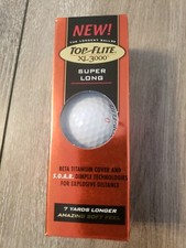 Spalding Top Flite XL-3000 Super Long 1 Sleeve, 3 Golf Balls, New in Box