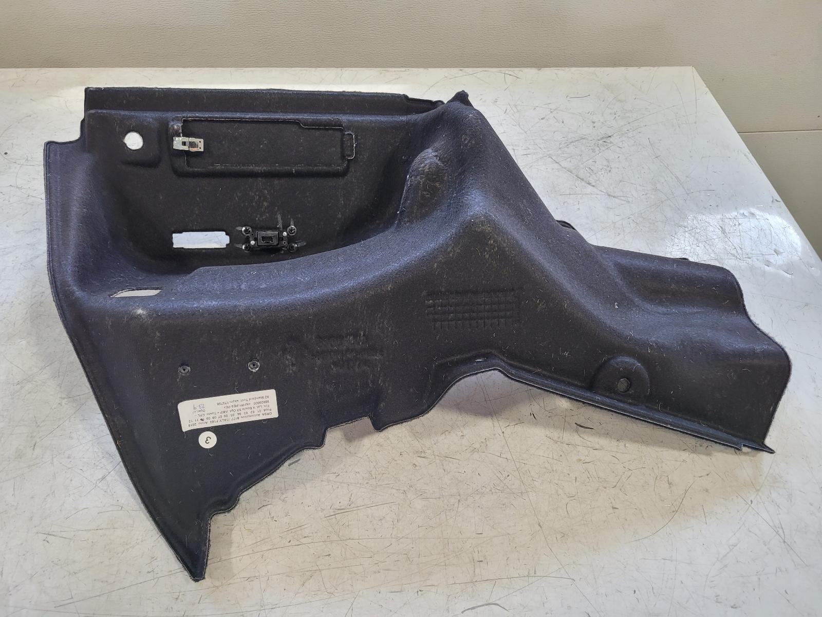 2017-2020 Ferrari Portofino OEM DRIVER LATERAL COMPARTMENT PANEL; PART# 88829600