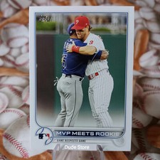 2022 Topps Series 2 - MVP Meets Rookie - Franco & Harper #367 - Phillies & Rays
