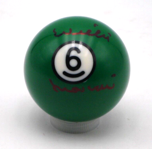 WILLIE MOSCONI SIGNED BECKETT CERTIFIED AUTOGRAPHED #6 BILLIARD POOL BALL HOF . - Picture 3 of 5