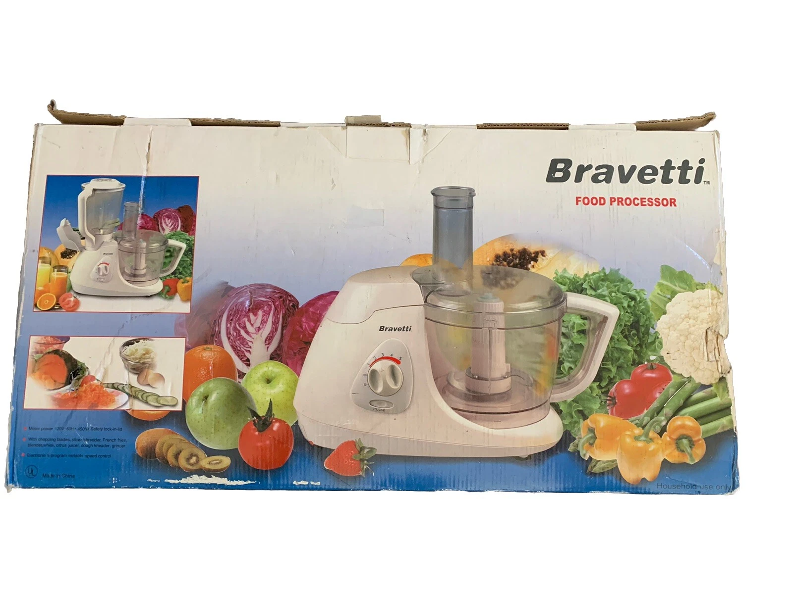 Bravetti EP 199 FOOD PROCESSOR - OPEN BOX SEE PICS
Opens in a new window or tab
