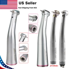 Dental Fiber Optic LED E-generator Handpiece / 1:5 (LED) Low Speed Contra Angle