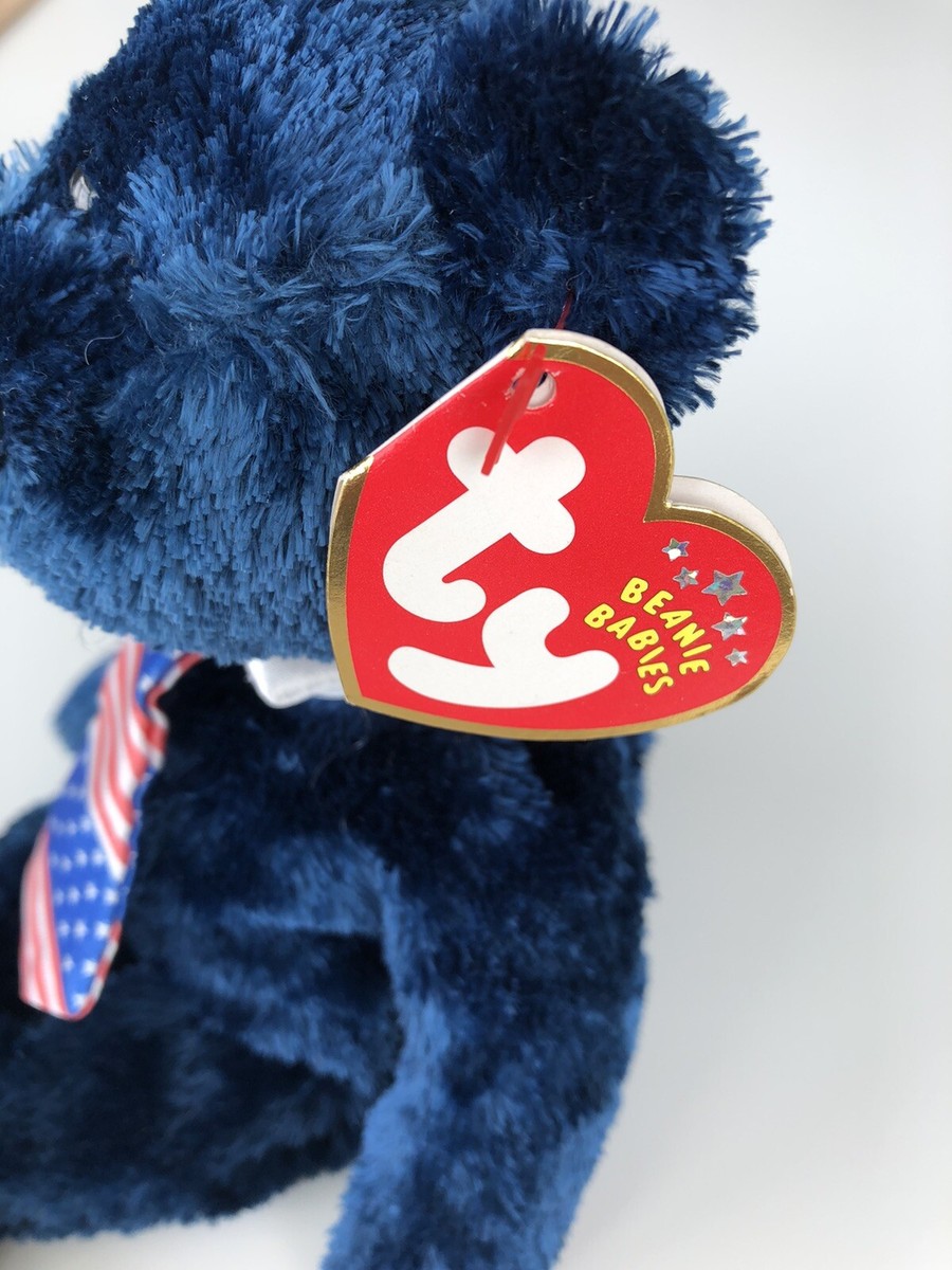 TY Beanie Babies Collection Pops (USA) The Bear DOB June 16, 2001