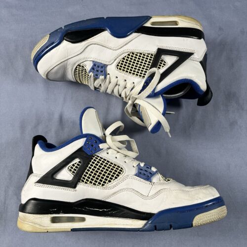 Nike Air Jordan 4 Motorsports 2017 Mens Size 9 Basketball Sneakers 308497-117 - Picture 2 of 9
