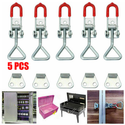 5PCS Adjustable Self-locking Buckle Toggle Latch Clamp Cabinet Box Latch Lock
