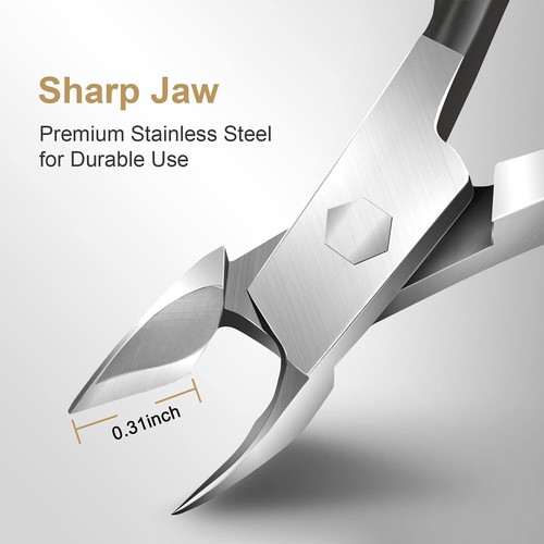 Stainless Steel Nail Cuticle Trimmer with Cuticle Pusher Manicure Pedicure Tool - Picture 7 of 7
