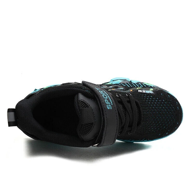 Tenis para niños niños niñas Zapatos para correr Ligeros Transpirables Niños Tenis talla Foto 2 de 4