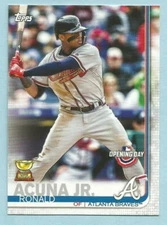 2019 Topps Opening Day Baseball Ronald Acuna Jr #51 ROOKIE CUP Atlanta Braves