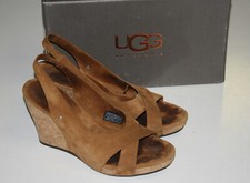UGG Damen Schuhe / Plateau Sandalen HAZEL 1860 W Gr. 40 braun