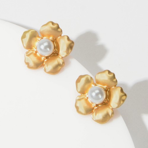 Female Jewellery Red Flower Small Pierced Stud Earrings Best Friends Funny Gifts - Picture 69 of 110