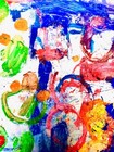 CHUCK GREATREX "ON THE BORDER"  Abstract ORIGINAL Painting! Real Nice! — photo 4