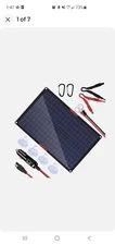 OYMSAE 30 Watt 12 Volt Solar Panel Solar Trickle Charger 30W 12V Portable Sol...