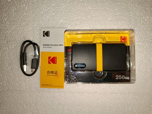 New KODAK X200 Portable SSD 256GB - 第 1/2 張圖片