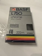 VINTAGE BASF L750 Chrome Beta Video Tape Betamax Stereo SEALED *NOS