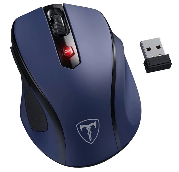 (4) X Eastern TimesTech D-09 BLACK DPI Scroll Wheel 2.4G Wireless Optical Mouse! - Image 2 of 4