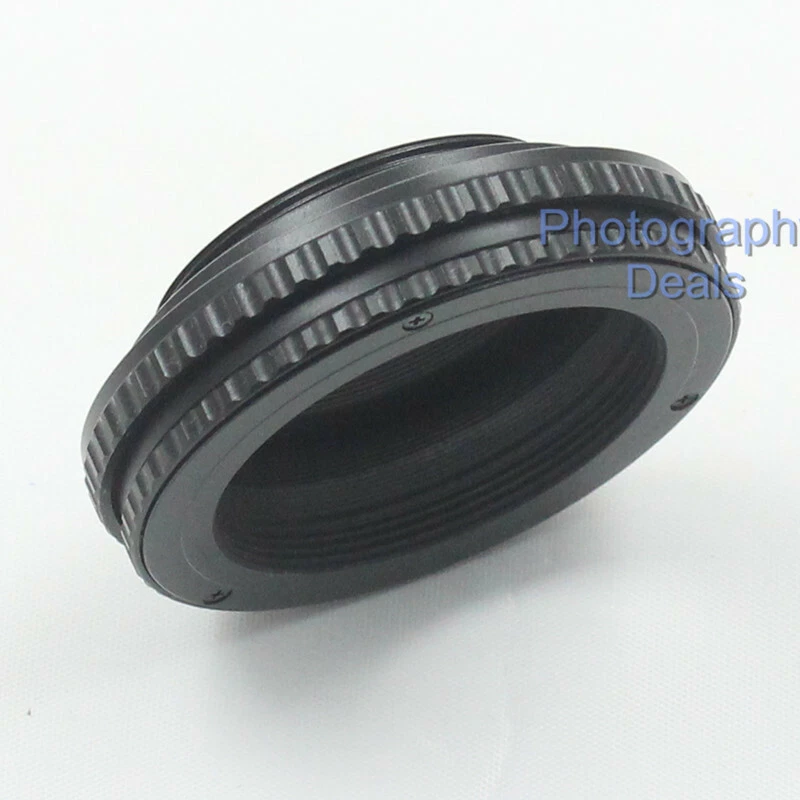 M42 to M39 10mm-15mm Adjustable Focusing Helicoid Adapter 10-15mm Macro Tube - Image 2 of 4