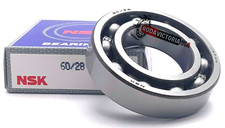 NSK 60/28 JAPAN DEEP GROOVE BALL BEARING OPEN, NO SEALS 28x52x12mm