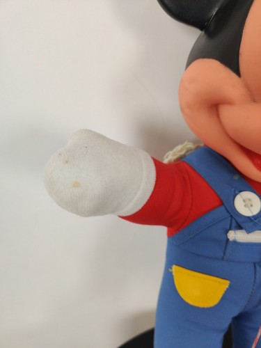 ¡Estatuilla de muñeca vintage 14" MATT Walt Disney COMPAÑÍA MICKEY MOUSE RARA AÑOS 80!! - Imagen 10 de 11