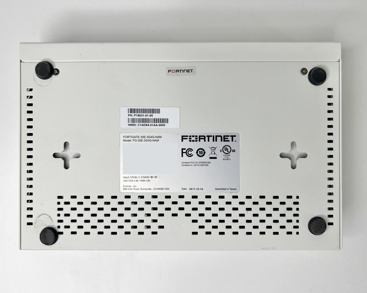 Fortinet FortiGate 30E-3G4G Wireless WAN UTM Module Firewall Fortinet FortiGate 30E-3G4G Wireless WAN UTM Module Firewall