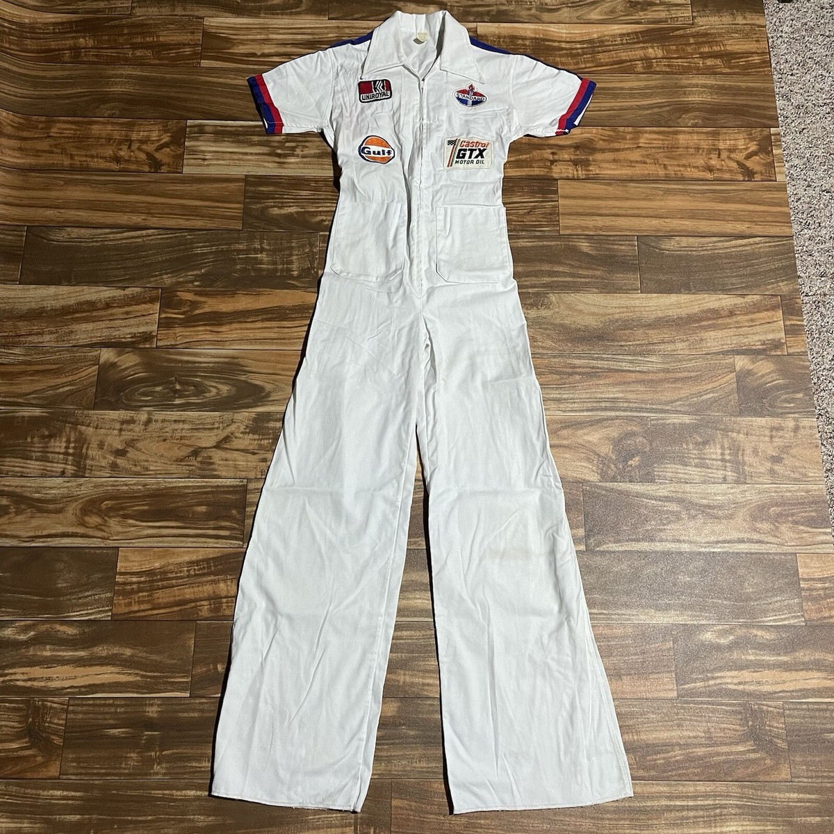 Vintage Gulf Gasoline Oil Uniform Coverall Overall Mechanics