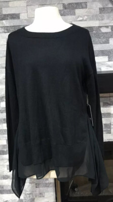 Peach Knit Ari  Long Sleeve Blouse Sweater Women s Size Large