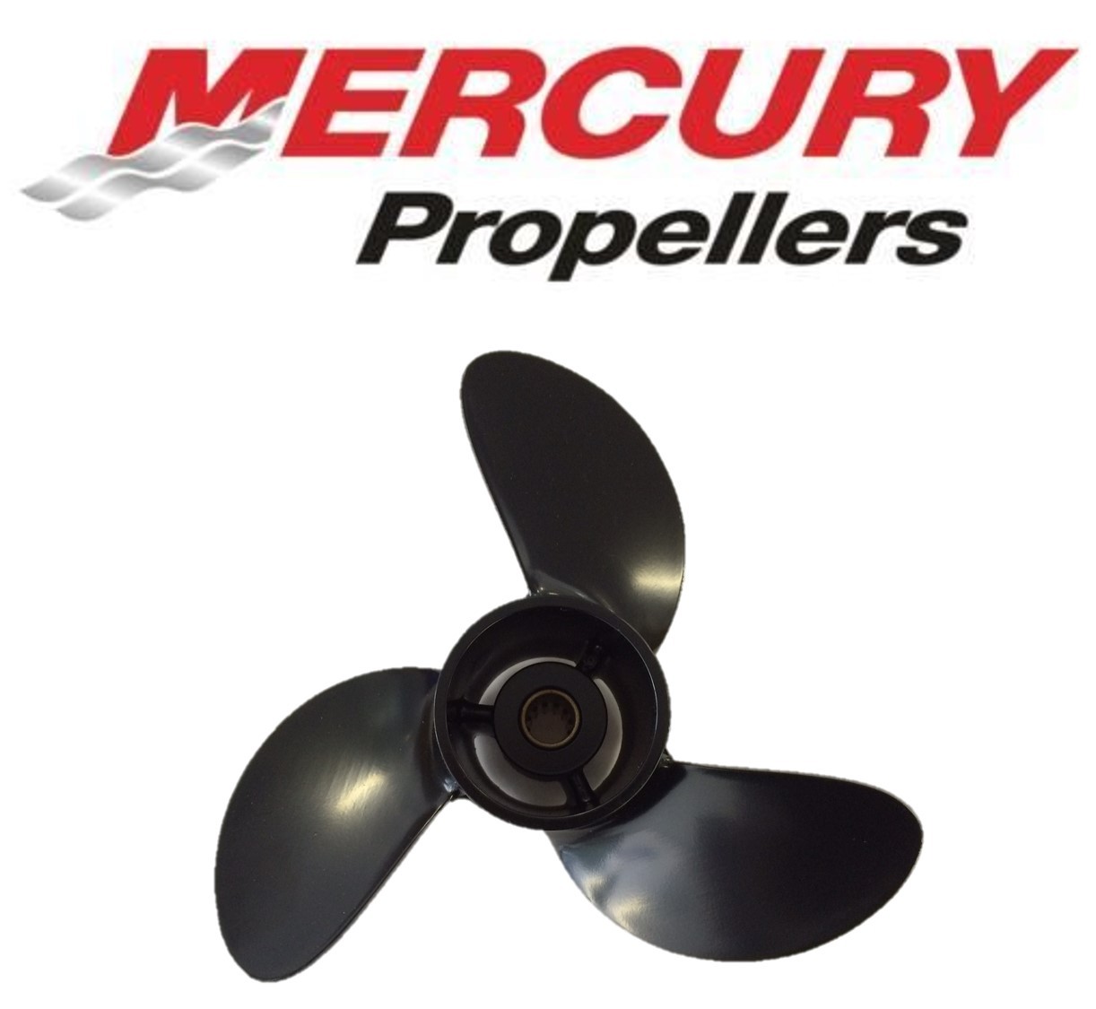 Genuine Mercury Mariner 4hp / 5hp / 6hp (7.8"" x 7"") Black Max Outboard Propeller