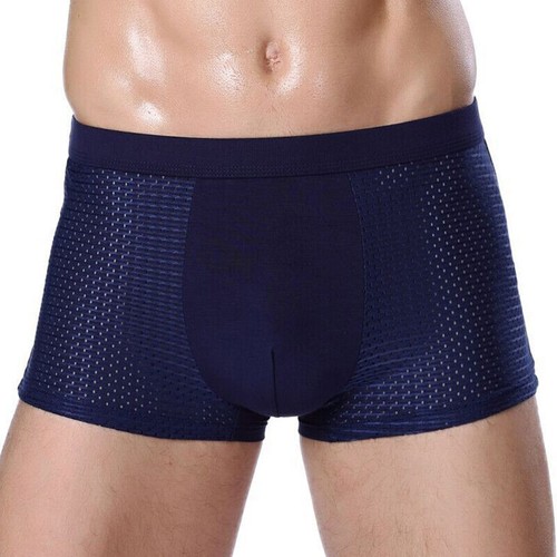 Men's Sexy Mesh Breathable Underwear Boxer Briefs Trunks Underpants Panties - Picture 21 of 27