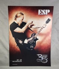 Metallica James Hetfield ESP Guitars Promo Poster