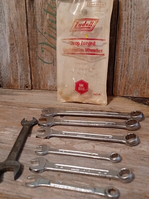 Vintage GEDORE Drop Forged Wrench Combination Lot Made in India Plus Extra