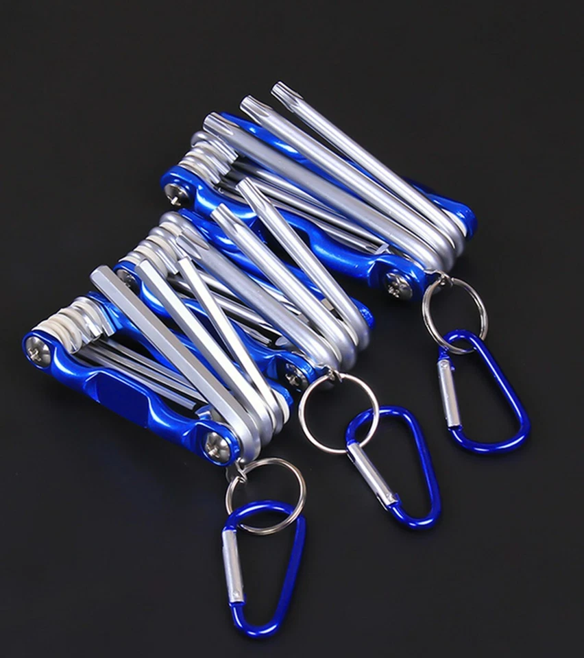 Folding hexagonal flat head wrench set, plum blossom hexagonal wrench - Image 4 of 4