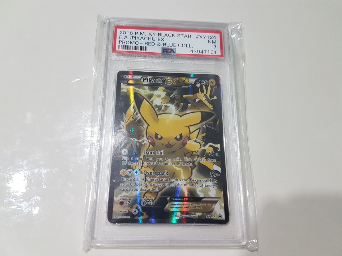 Pikachu EX Full Art #XY124 - XY Black Star Promos - Pokemon Pikachu EX Full Art #XY124 - XY Black Star Promos - Pokemon
