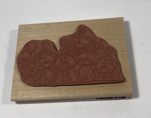 Whipper Snapper PARTY KITTENS Cat Cats Birthday Large Rubber Stamp AY849 - Picture 2 of 4