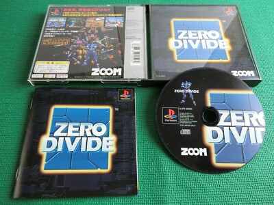 PS1 ZERO DIVIDE Japan Import ZOOM Sony Playstation 1