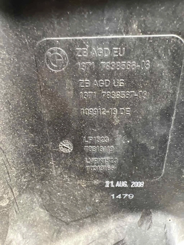 Purificador de aire BMW M3 08 09 4,0 L V8 Foto 3 de 3