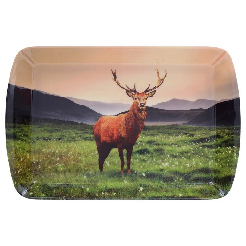 Melamine top rectangular platter