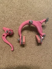 LEE CHI PINK REAR BRAKE CALIPER 880 TECH 4 STYLE LEVER OLD SCHOOL BMX FREESTYLE