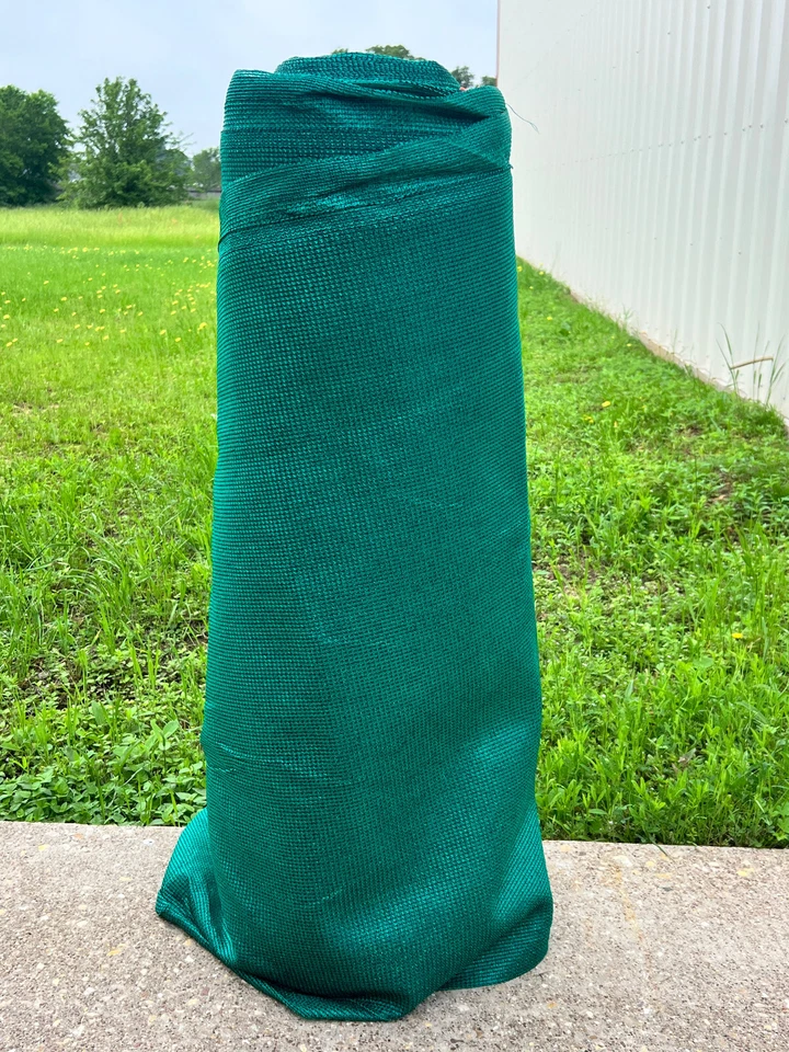 EASY GARDENER Green Sun Shade Windscreen Fabric 95% UV Block for Patio etc. 6' x CHOOSE LENGTH