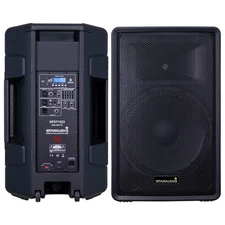 15" Active Powered PA Speaker Audio Stage Speaker  Studio TWS USB Loudspeaker