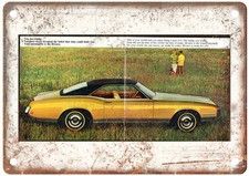 1968 Buick Riviera Vintage Auto Ad Retro Look Reproduction Metal Sign Am6856